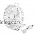 ACEHE 7-Inch Clip on Fan USB Powered Operated Desktop Cooling Fans Portable Table Fan Combo 360 Degree Rotatable Mini Desk Clip Fan Personal Fan - White - B072XDDRQH